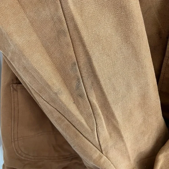 Vintage Key Imperial Canvas Blanket-Lined Chore Coat Made in USA Tan/Brown‎ - Picture 5 of 6